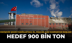 Eskişehir Şeker Fabrikası’nda 94. Pancar Alım Kampanyası Başladı: Hedef 900 Bin Ton