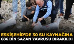 Eskişehir’de 30 Su Kaynağına 686 Bin Sazan Yavrusu Bırakıldı