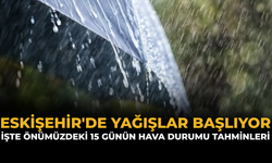 Eskişehir'de Yağışlar Başlıyor: İşte Önümüzdeki 15 Günün Hava Durumu Tahminleri