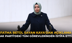 Fatma Betül Sayan Kaya'dan Açıklama: AK Parti'deki Tüm Görevlerinden İstifa Etti