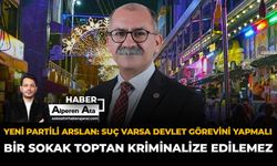 YENİ Partili Arslan: “Suç Varsa Devlet Görevini Yapmalı; Bir Sokak Toptan Kriminalize Edilemez”