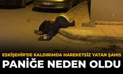 Eskişehir’de Kaldırımda Hareketsiz Yatan Şahıs Paniğe Neden Oldu