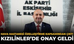 AK Parti Eskişehir İl Bakanı Albayrak: “Hava Hastanesi Özelleştirme Kapsamından Çıktı, Kızılinler’de Onay Geldi”