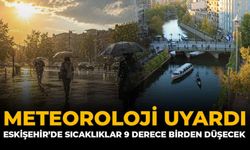 Meteoroloji Uyardı: Eskişehir'de Sıcaklıklar 9 Derece Birden Düşecek