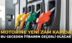 Motorine Yeni Zam Kapıda: Bu Geceden İtibaren Geçerli Olacak