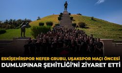 Eskişehirspor Nefer Grubu, Uşakspor Maçı Öncesi Dumlupınar Şehitliği’ni Ziyaret Etti