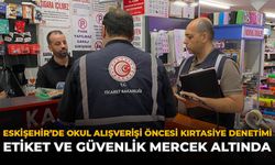 Eskişehir'de Okul Alışverişi Öncesi Kırtasiye Denetimi: Etiket ve Güvenlik Mercek Altında