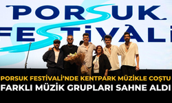 Porsuk Festivali’nde Kentpark Müzikle Coştu: Farklı Müzik Grupları Sahne Aldı