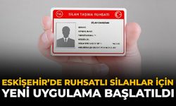 Eskişehir’de Ruhsatlı Silahlar İçin Yeni Uygulama Başlatıldı