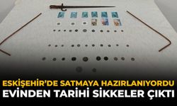 Eskişehir'de Satmaya Hazırlanıyordu: Evinden Tarihi Sikkeler Çıktı