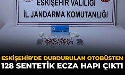 Eskişehir'de Durdurulan Otobüsten 128 Sentetik Ecza Hapı Çıktı