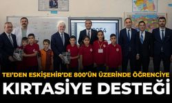 TEI’den Eskişehir'de 800’ün Üzerinde Öğrenciye Kırtasiye Desteği