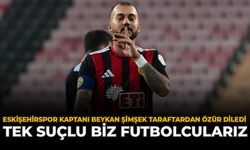 Eskişehirspor Kaptanı Beykan Şimşek Taraftardan Özür Diledi: “Tek Suçlu Biz Futbolcularız”