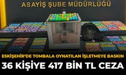 Eskişehir’de Tombala Oynatılan İşletmeye Baskın: 36 Kişiye 417 Bin TL Ceza