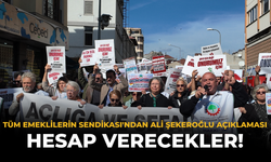 Tüm Emeklilerin Sendikası'ndan Ali Şekeroğlu Açıklaması: Hesap Verecekler!