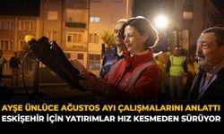 Ayşe Ünlüce Ağustos Ayı Çalışmalarını Anlattı: Eskişehir İçin Yatırımlar Hız Kesmeden Sürüyor