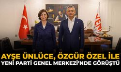 Ayşe Ünlüce, Özgür Özel İle YENİ Parti Genel Merkezi’nde Görüştü
