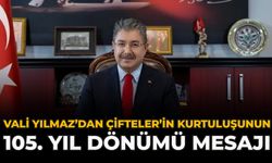 Vali Yılmaz’dan Çifteler’in Kurtuluşunun 105. Yıl Dönümü Mesajı