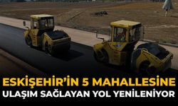 Eskişehir’in 5 Mahallesine Ulaşım Sağlayan Yol Yenileniyor