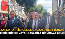 Zafer Partisi Genel Başkanı Ümit Özdağ Eskişehir’de Vatandaşlarla Bir Araya Geldi