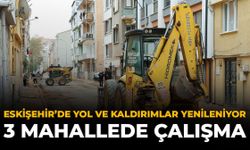 Eskişehir'de Yol ve Kaldırımlar Yenileniyor: 3 Mahallede Çalışma