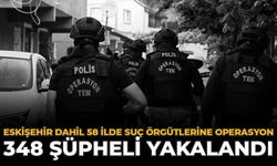 Eskişehir Dahil 58 İlde Suç Örgütlerine Operasyon