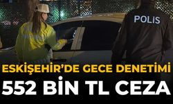 Eskişehir'de Gece Denetimi: 552 Bin TL Ceza