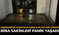 Eskişehir'de Apartman Girişi Kan Gölüne Döndü: Bina Sakinleri Panik Yaşadı