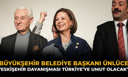 Büyükşehir Belediye Başkanı Ünlüce: “Eskişehir Dayanışması Türkiye’ye Umut Olacak”