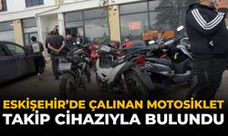 Eskişehir’de Çalınan Motosiklet Takip Cihazıyla Bulundu