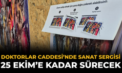 Doktorlar Caddesi’nde Sanat Sergisi 25 Ekim’e Kadar Sürecek
