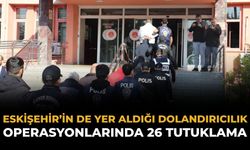 Eskişehir’in de Yer Aldığı Dolandırıcılık Operasyonlarında 26 Tutuklama