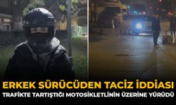Eskişehir'de Erkek Sürücüden Taciz İddiası: Trafikte Tartıştığı Motosikletlinin Üzerine Yürüdü