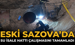 ESKİ Sazova’da Su İsale Hattı Çalışmasını Tamamladı