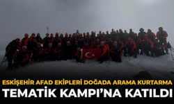 Eskişehir AFAD Ekipleri Doğada Arama Kurtarma Tematik Kampı’na Katıldı