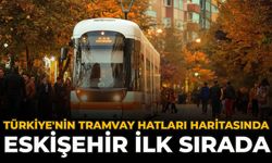 Türkiye'nin Tramvay Hatları Haritasında Eskişehir İlk Sırada