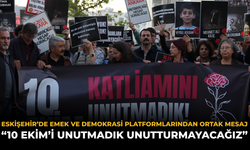 Eskişehir’de Emek ve Demokrasi Platformlarından Ortak Mesaj: “10 Ekim’i Unutmadık Unutturmayacağız”