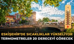 Eskişehir'de Sıcaklıklar Yükseliyor: Termometreler 20 Dereceyi Görecek