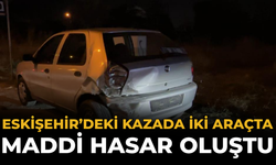 Eskişehir’deki Kazada İki Araçta Maddi Hasar Oluştu