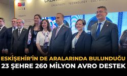 Eskişehir’in De Aralarında Bulunduğu 23 Şehre 260 Milyon Avro Destek