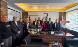 Dernek Başkanlarından Yeni İlçe Emniyet Müdürü Ayhan Sivri'ye Ziyaret