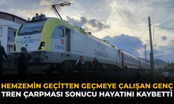 Hemzemin Geçitten Geçmeye Çalışan Genç Tren Çarpması Sonucu Hayatını Kaybetti