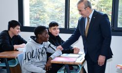 İl Milli Eğitim Müdürü Aydın, Firuz Kanatlı Mesleki ve Teknik Anadolu Lisesi'ni Ziyaret Etti