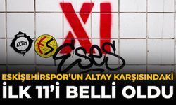 Eskişehirspor’un Altay Karşısındaki İlk 11’i Belli Oldu