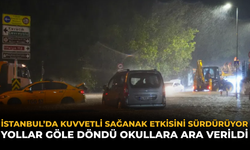 İstanbul’da Kuvvetli Sağanak Etkisini Sürdürüyor: Yollar Göle Döndü Okullara Ara Verildi