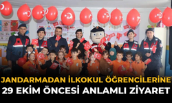 Jandarmadan İlkokul Öğrencilerine 29 Ekim Öncesi Anlamlı Ziyaret
