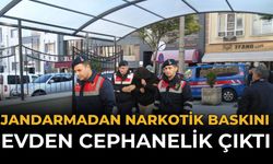 Jandarmadan Narkotik Baskını: Evden Cephanelik Çıktı