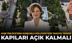 Ayşe Ünlüce’den Kurşunlu Külliyesi için Tahliye Tepkisi: “Kapıları Açık Kalmalı”