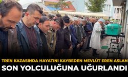 Tren Kazasında Hayatını Kaybeden Mevlüt Eren Aslan Son Yolculuğuna Uğurlandı