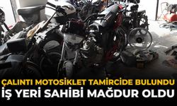 Çalıntı Motosiklet Tamircide Bulundu: İş Yeri Sahibi Mağdur Oldu